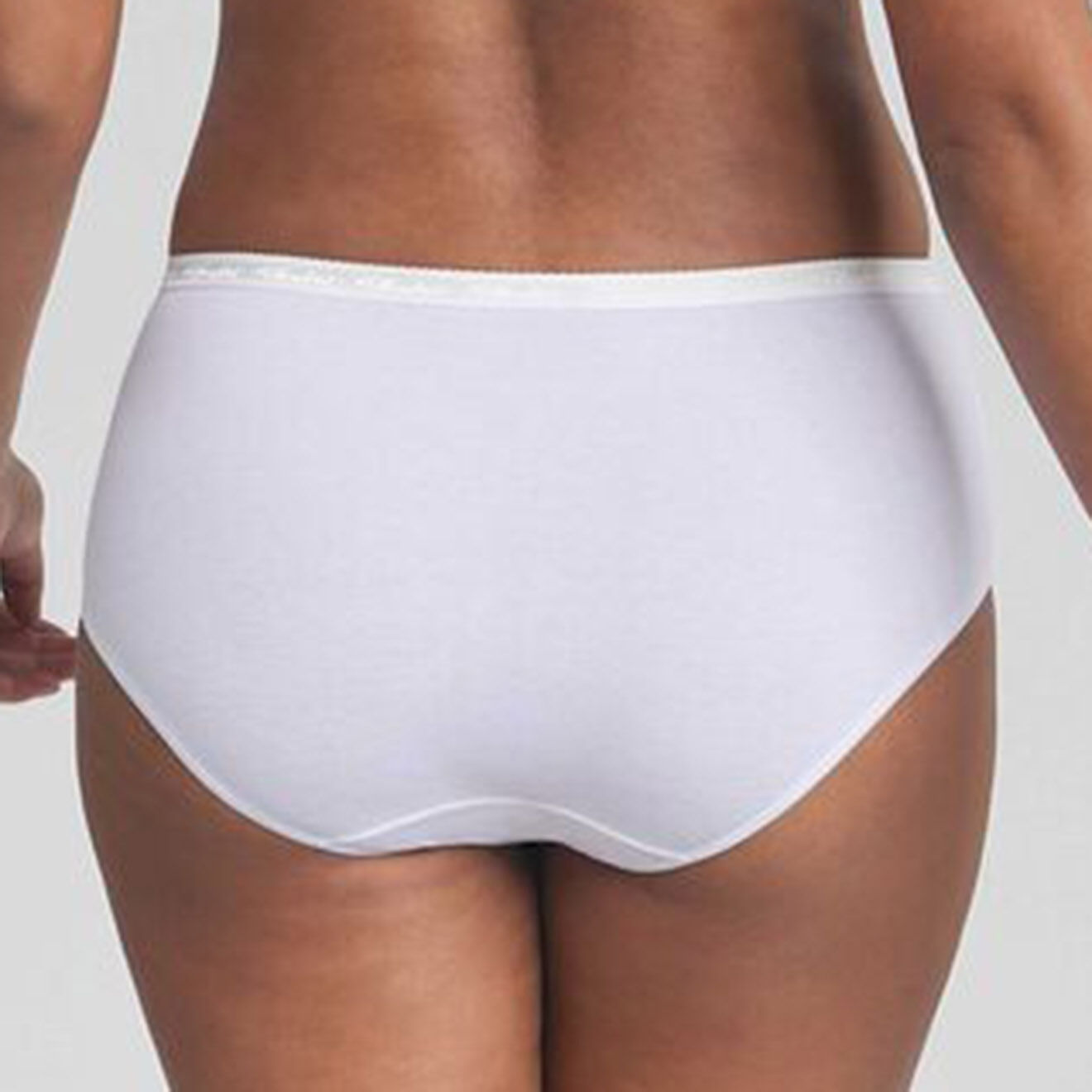 Playtex 2 Culottes en Coton Bio blanches