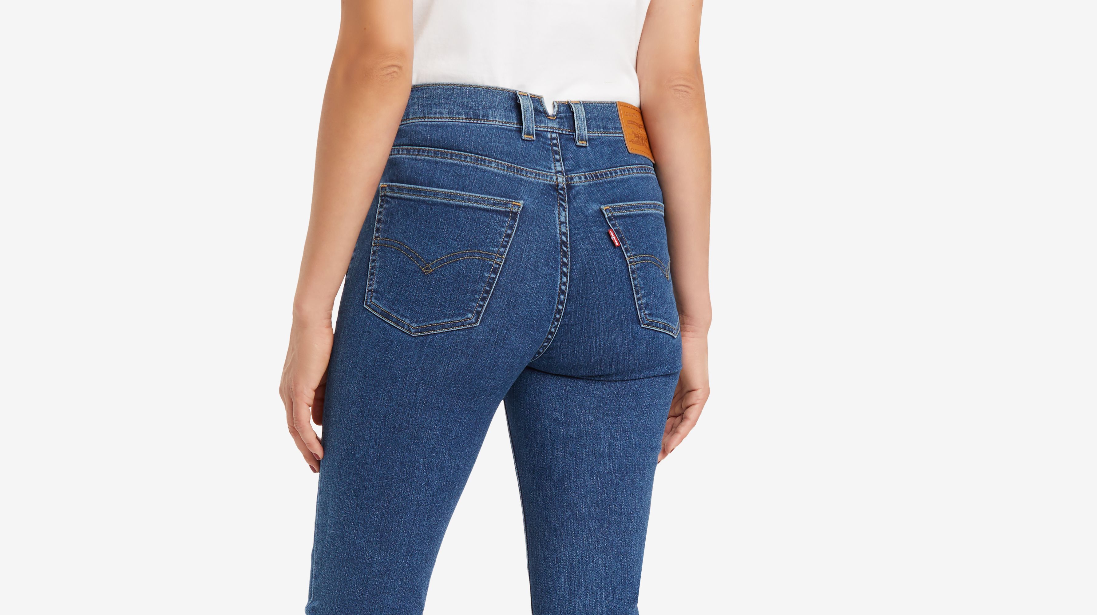 Jean 724™ taille haute coupe ajustée - Stage Fright - Bleu