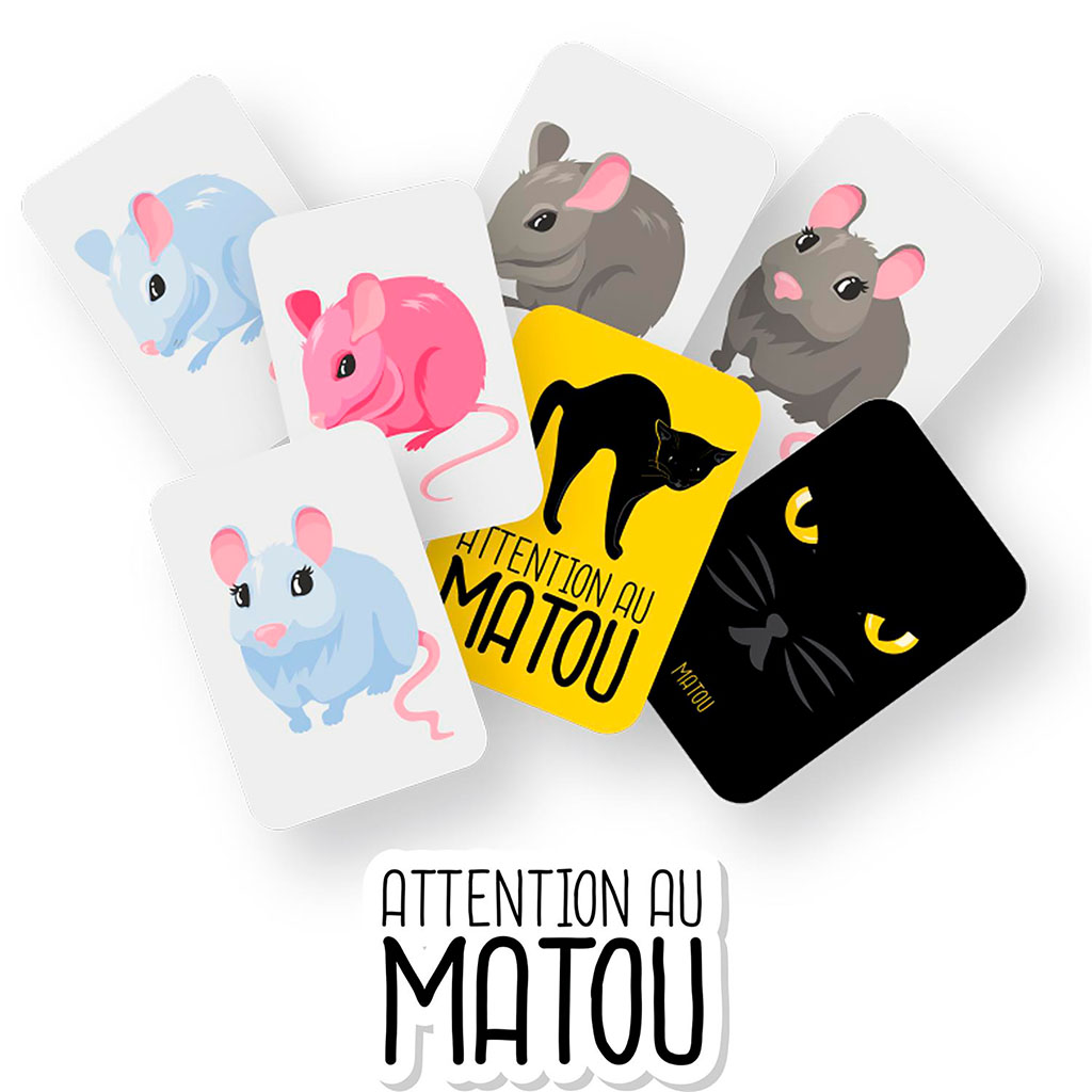 Jeu des paires Matou 60 cartes