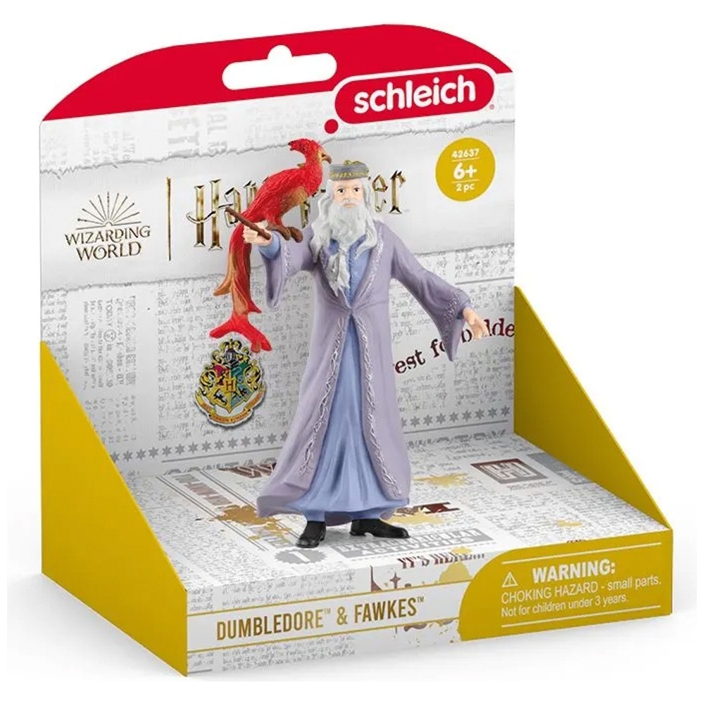 Schleich Zauberwelt Harry Potter 42637 Albus Dumbledore & Fawkes Figuren