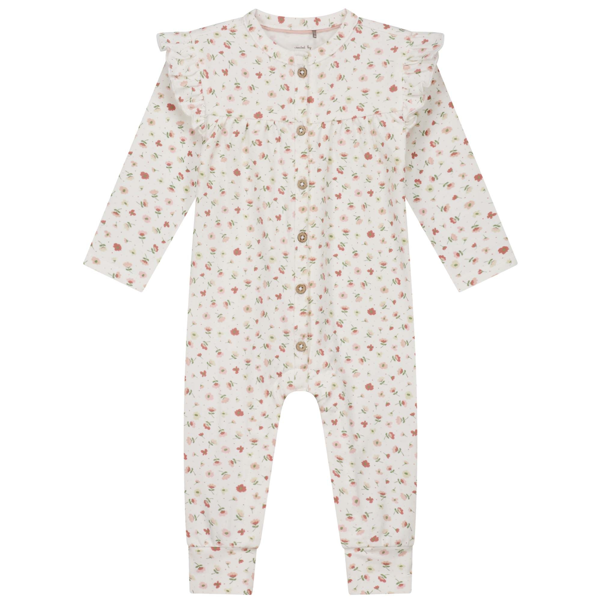 Prénatal newborn boxpakje lange mouwen bloemen roze