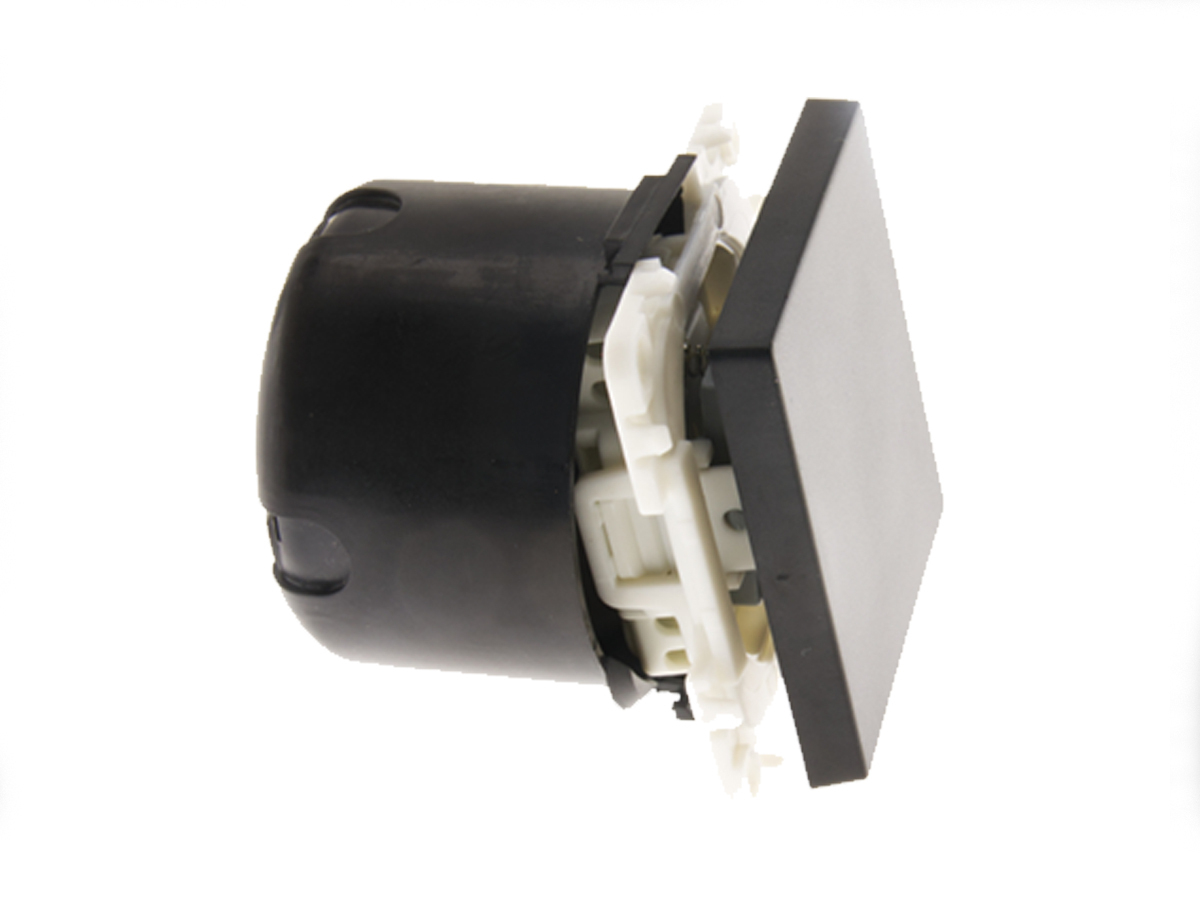 BBA drukvlakschakelaar Enkel 230V - black