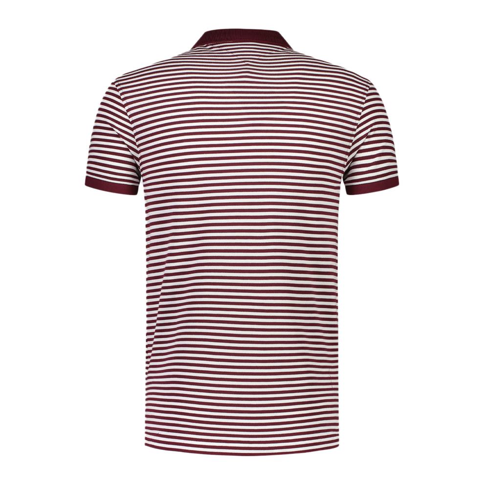 Tommy Hilfiger Polo Blanc/Bordeaux Homme Tommy Hilfiger 1985