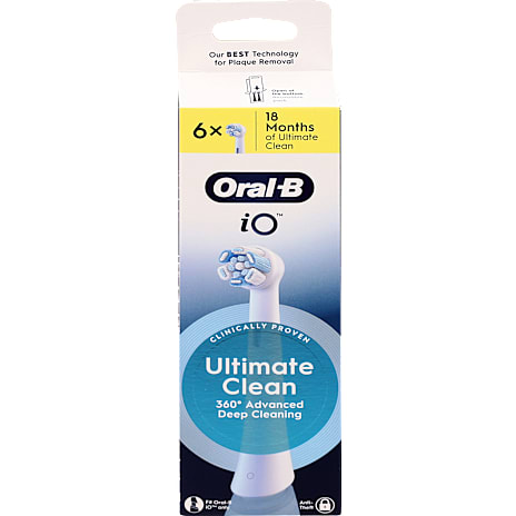 Oral-B iO Ultimate Clean tandbørstehoveder - 6-pak