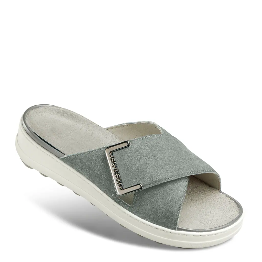 DAMEN - Pantolette ALESSA hellgrau