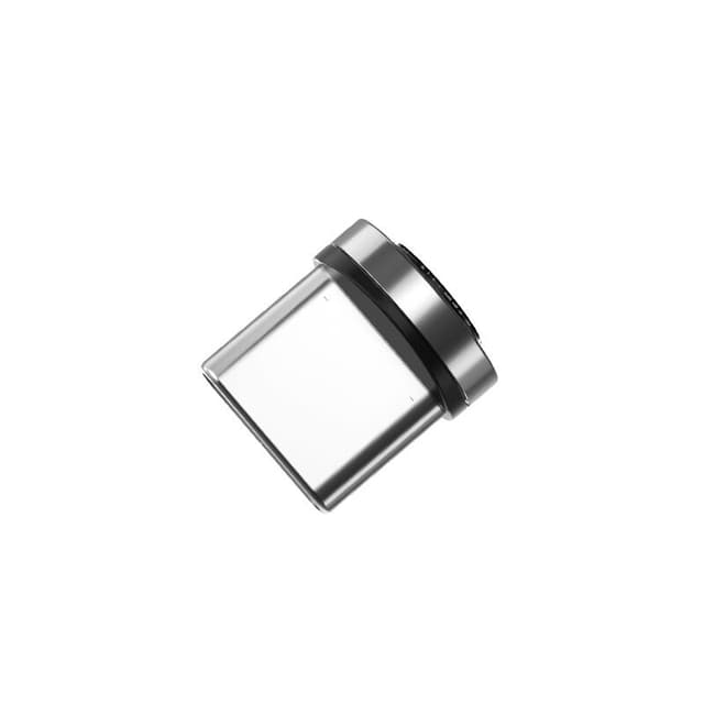 Magnetisk USB-C ladekabel 3A Hurtigopladning 2 m Sort