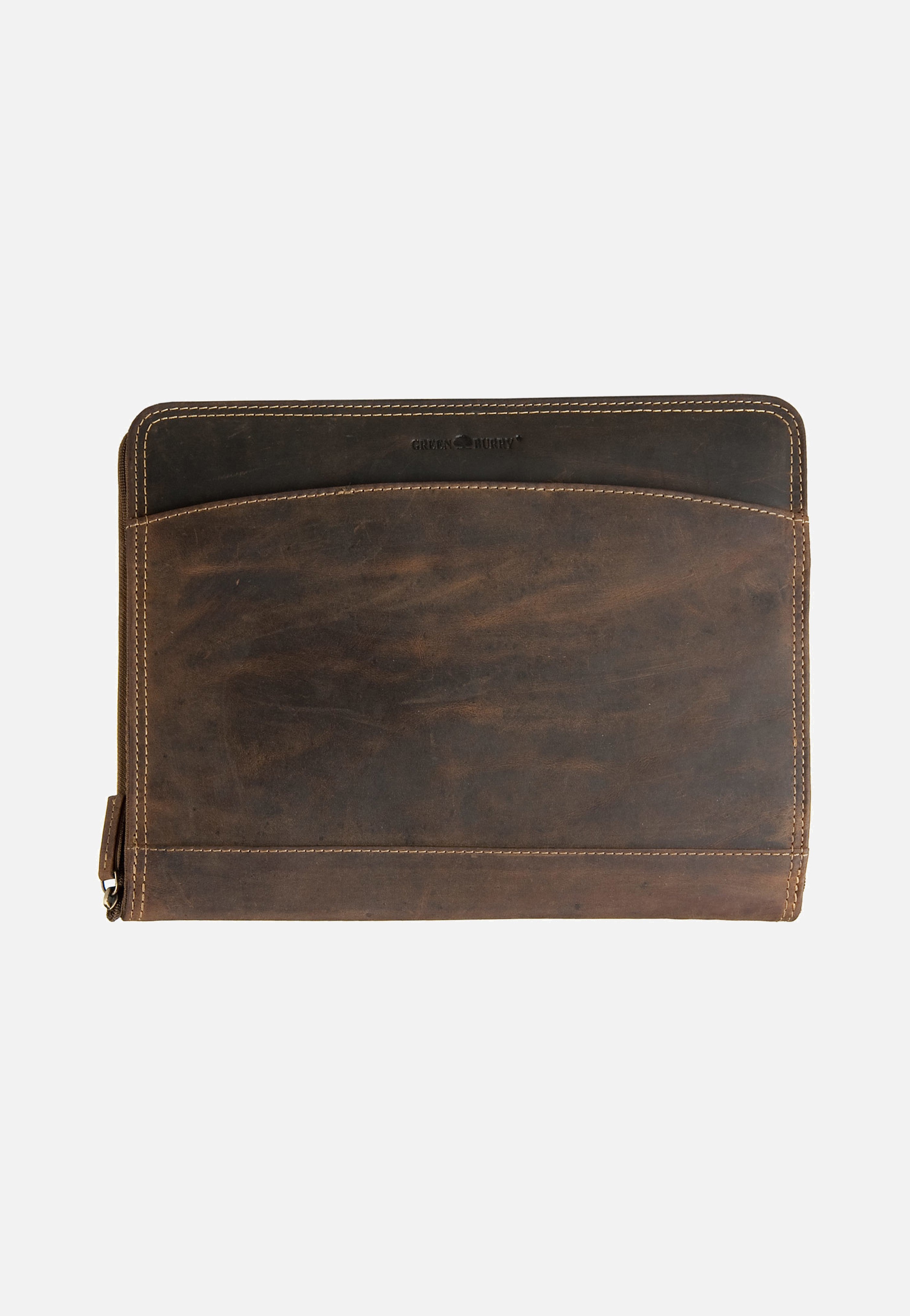 Vintage Manager Sattelbraun - Dokumentenmappe