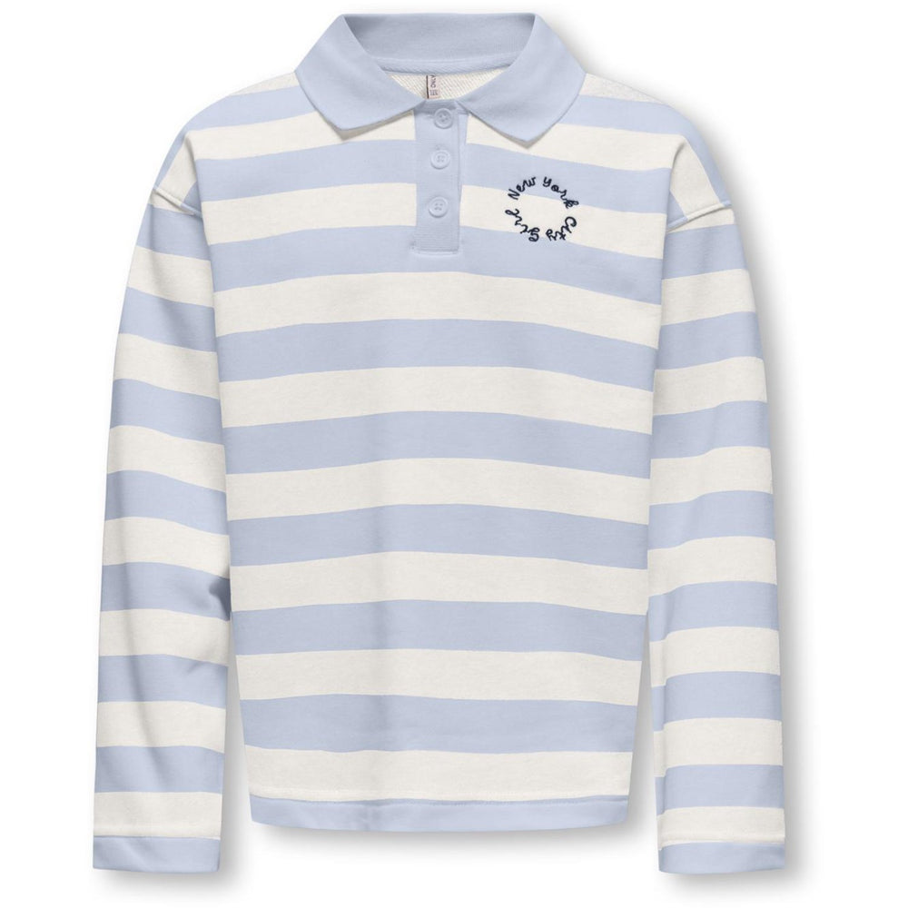Køb kids ONLY Soft Chambray White Alyssum Kogesther L/S Polo Emb Vd Swt