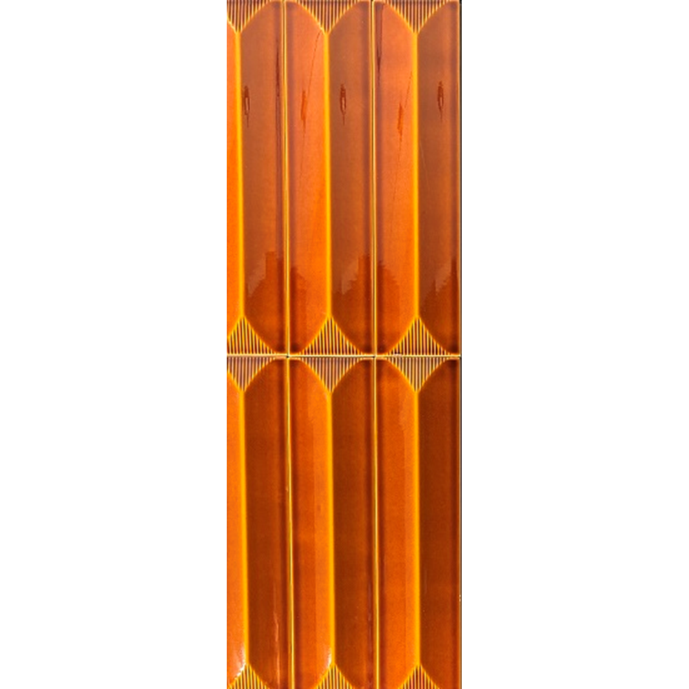 Terre d'Azur Colina 7.5x30cm oranje glans