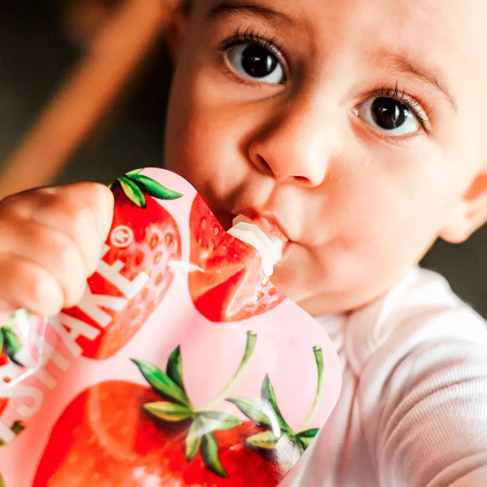 Twistshake Squeeze Bag 220 ml, Fruit - 5 stk