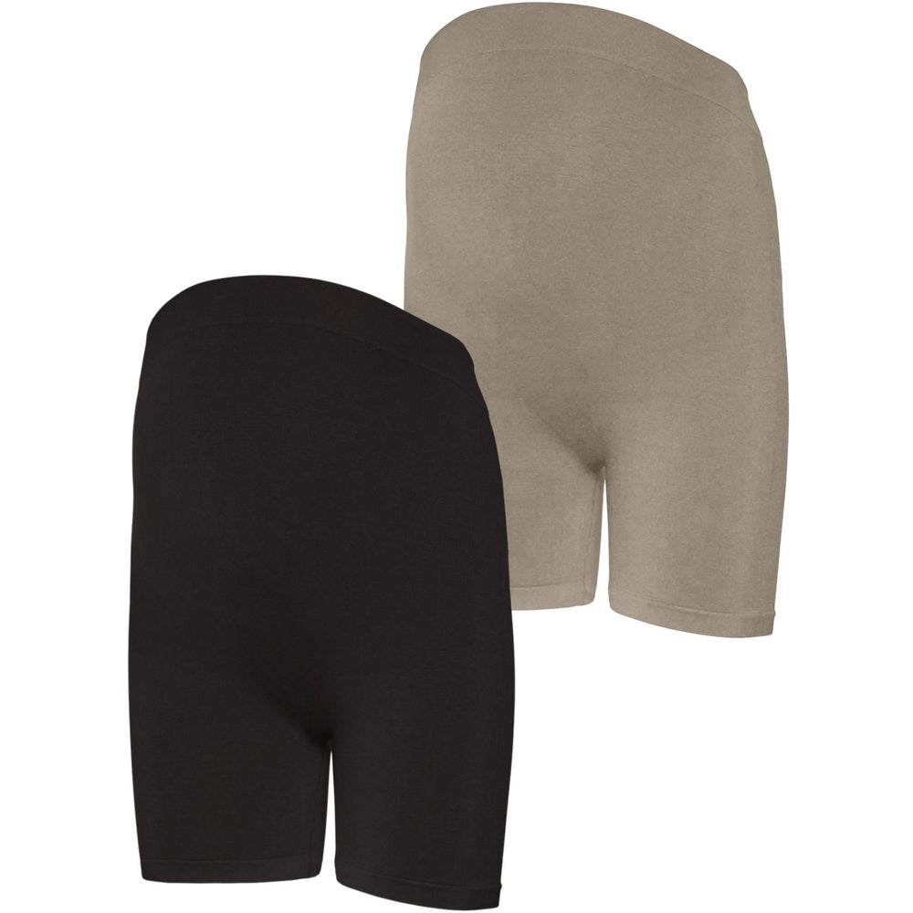 Køb Mama;licious Silver Mink Black Mlamiya New Hotpants 2-Pak Noos