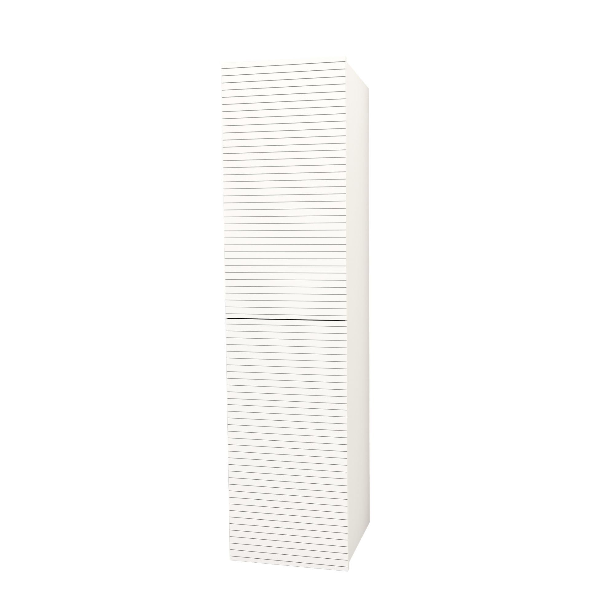 Sanigoods Maisy kolomkast ribbelfront 160cm wit