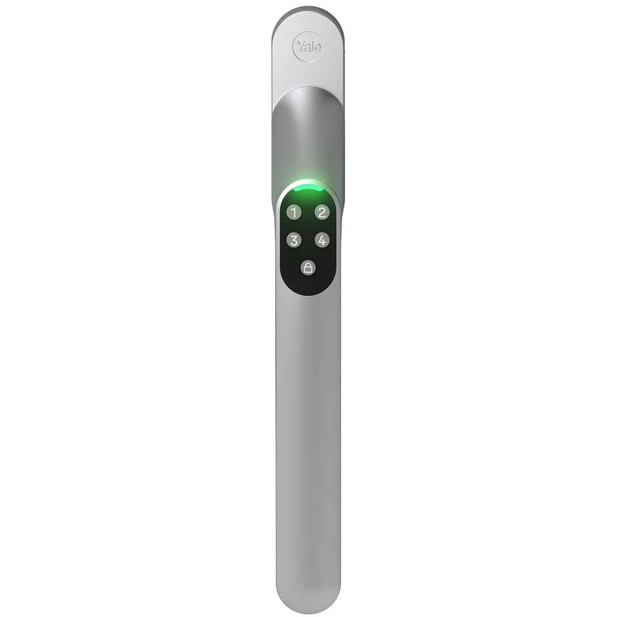 Yale Smart Code Handle rett dørlås (satin chrome)