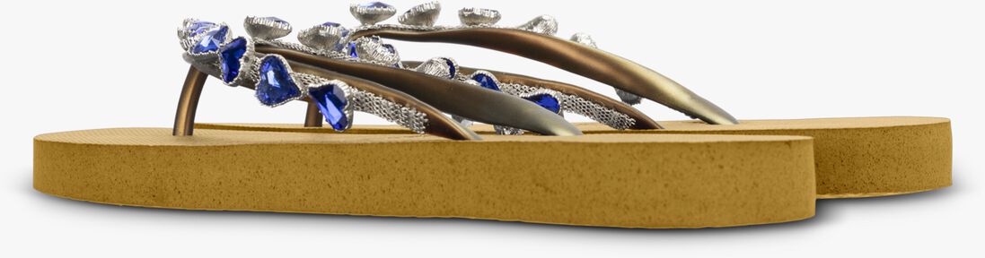 UZURII gele uzurii teenslippers heart blue