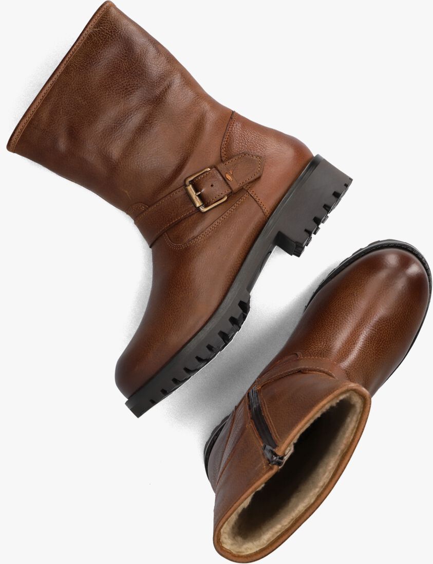 OMODA cognac omoda biker boots 16042