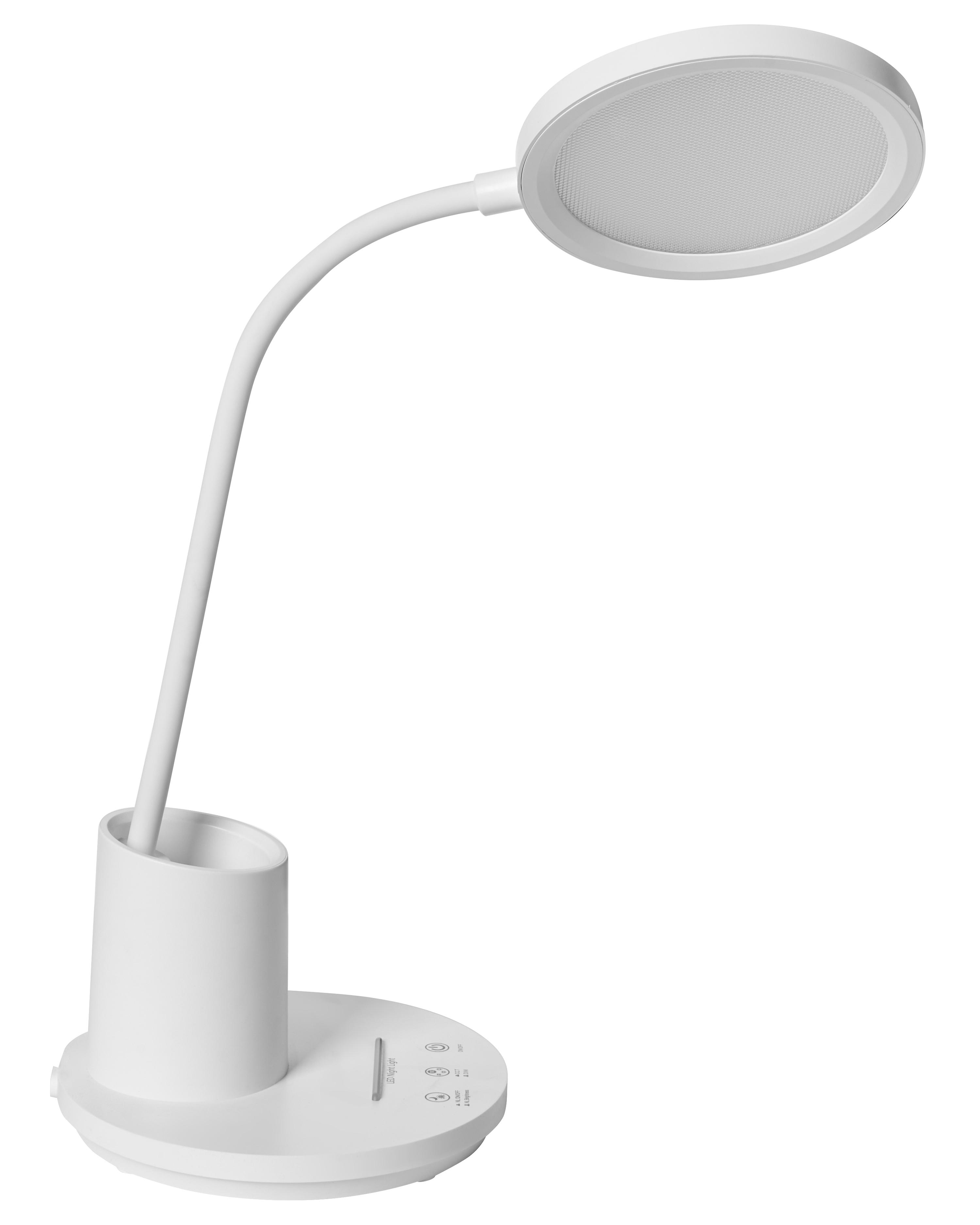 LED bureaulamp VELA met dimmer Wit