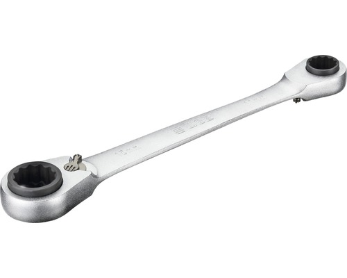 in 1 - Dubbele ringratelsleutel WGB, 8 x 10 - 12 x 13 mm