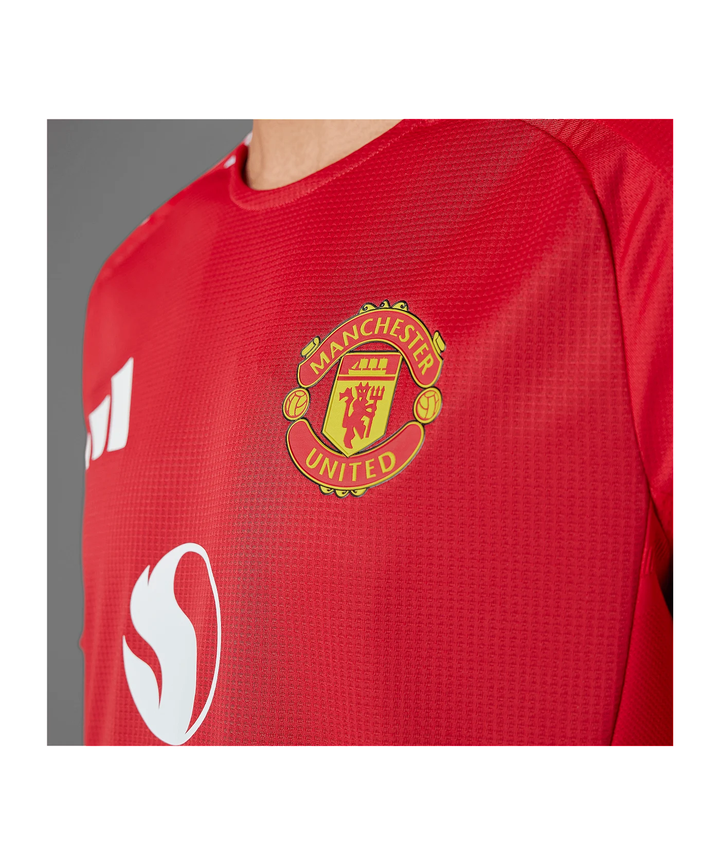 adidas Manchester United Auth. Trikot Home 2024/2025 Rot
