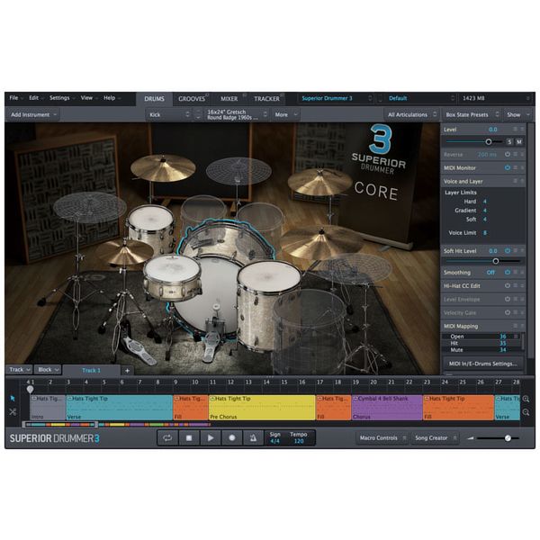Toontrack Superior Drummer 3 Orchestral Edition
