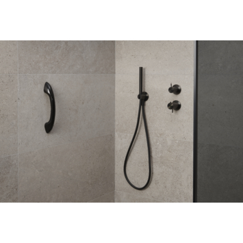 Secucare wandbeugel 32 cm curve zwart