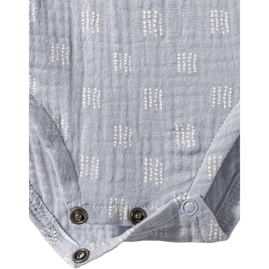 Sterntaler Body Pünktchen graublau