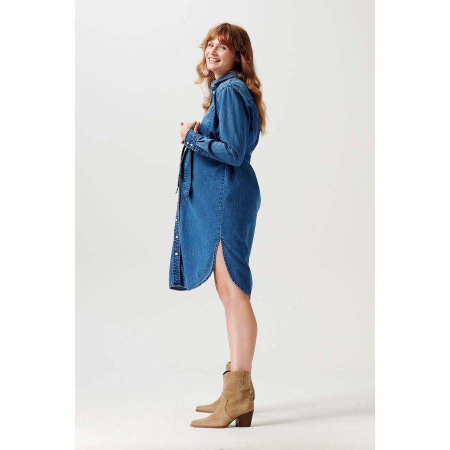 Noppies Still-Kleid Athens Medium Blue Wash