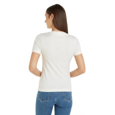 Tee-shirt à manches courtes femme Monologo Slim Fit CALVIN KLEIN