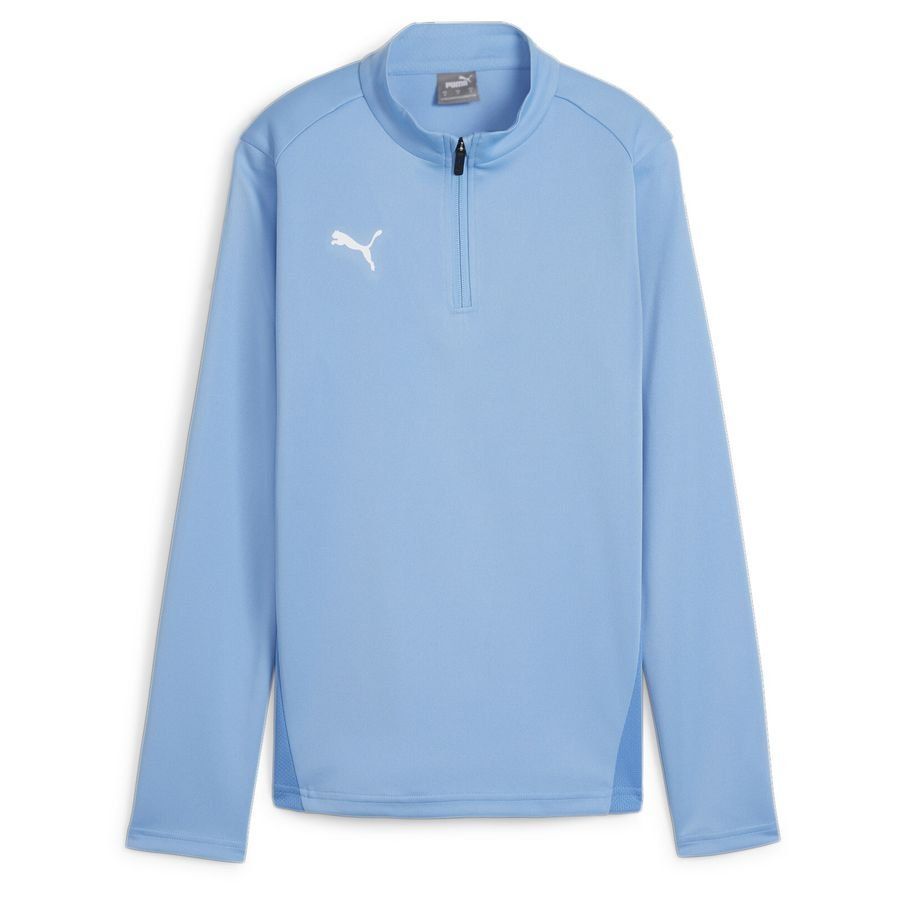 teamGOAL Training 1/4 Zip Top Wmn Team Light Blue-PUMA White-Clear Sea