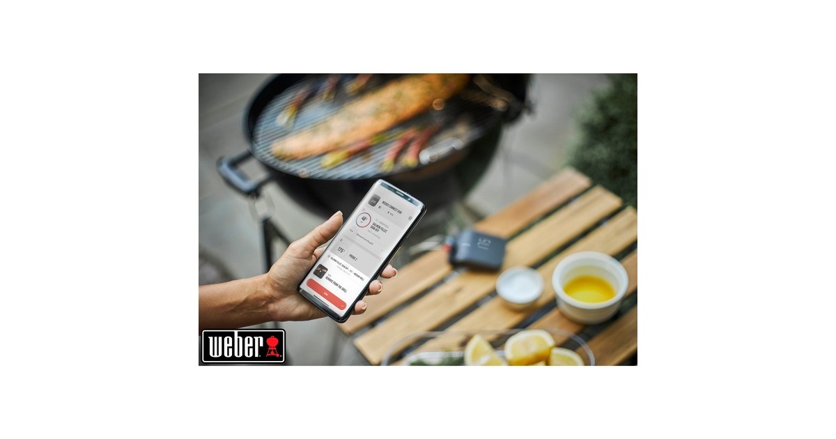 WeberConnect Smart Grilling Hub thermometer  (Zwart, WLAN en Bluetooth)