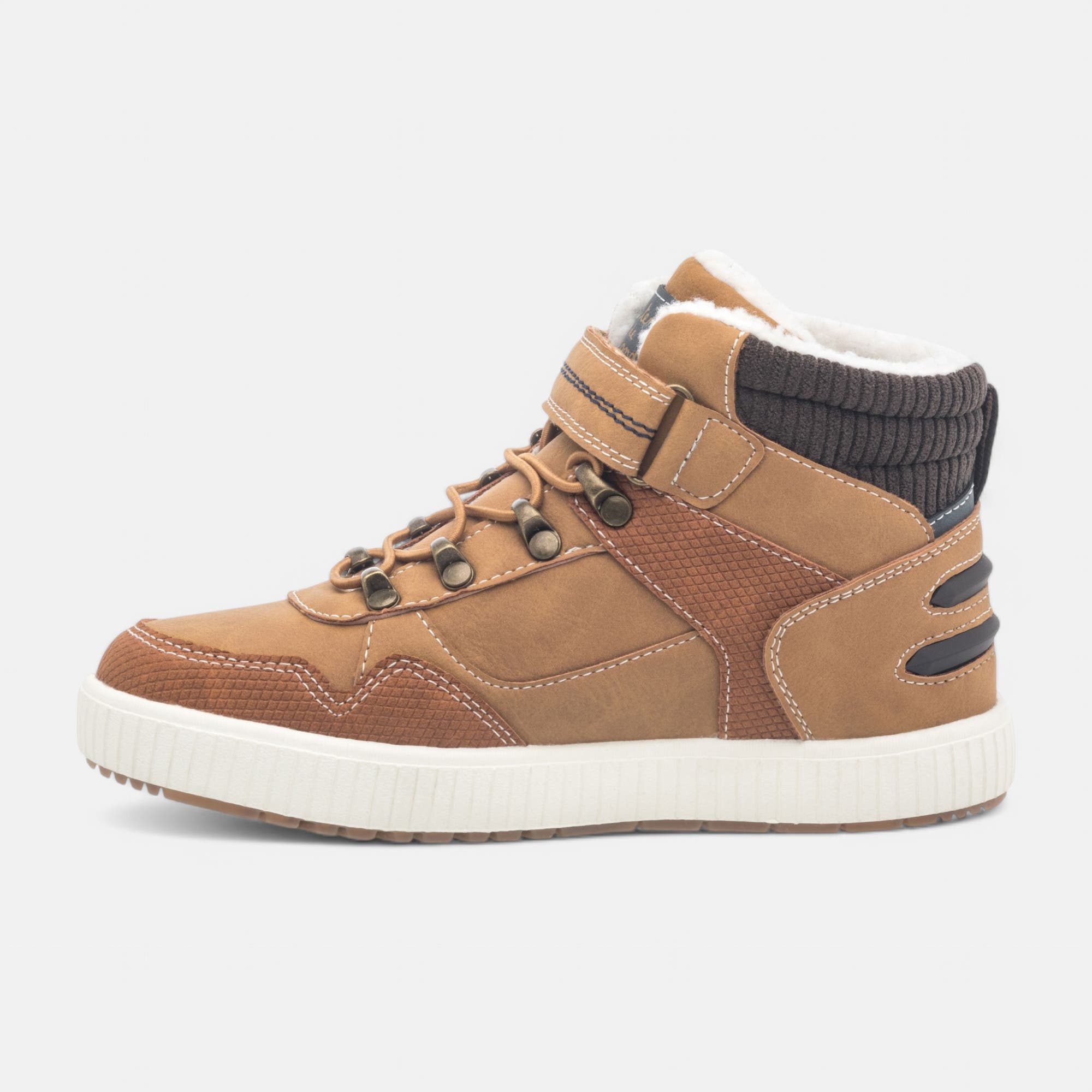 Baskets hautes Garçon cognac