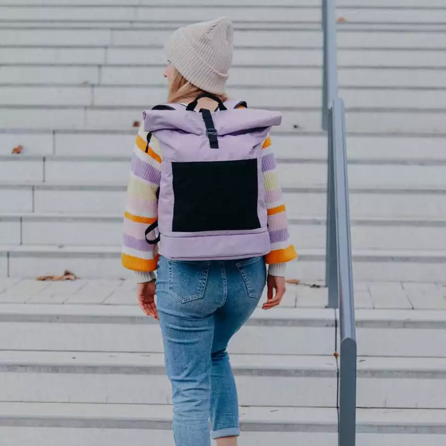 Anna und Oskar Fairer Wickelrucksack Hugo Colorblock