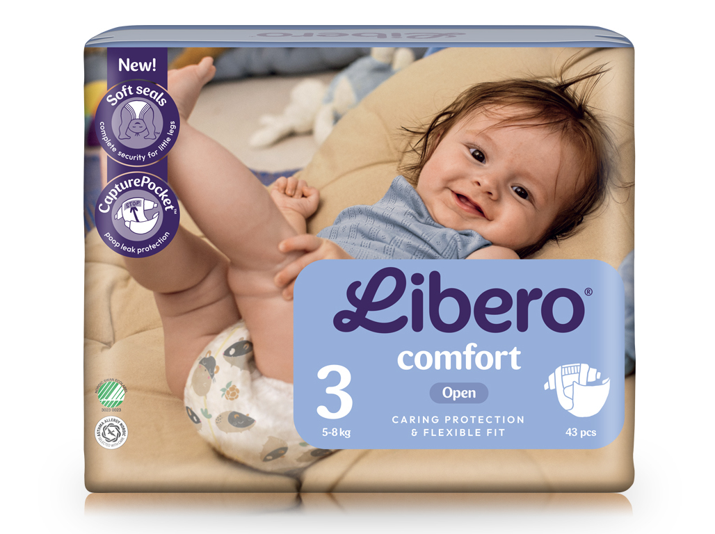 FRALDAS LIBERO COMFORT T3 5-8KG 43 UN