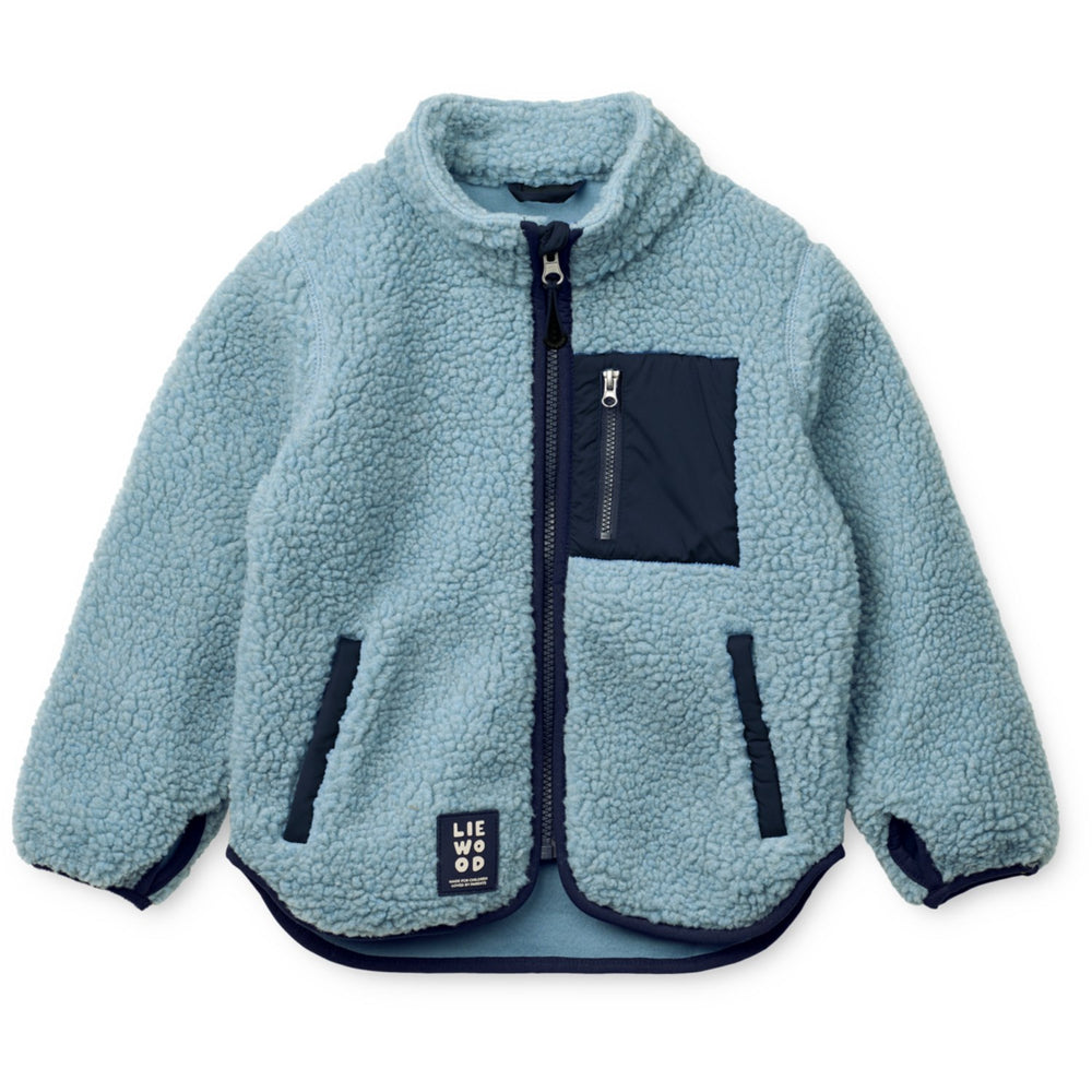 Køb LIEWOOD Beach Blue Nolan Pile Jakke