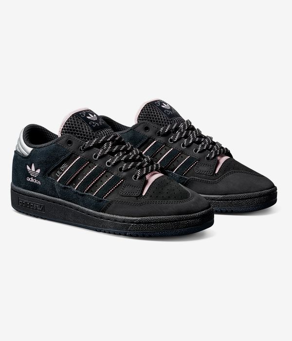 adidas Skateboarding x Lil Dre Centennial 85 Lo ADV Schuh (core black clear pink)