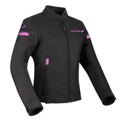 Blouson Bering LADY RIVA - Noir / Rose