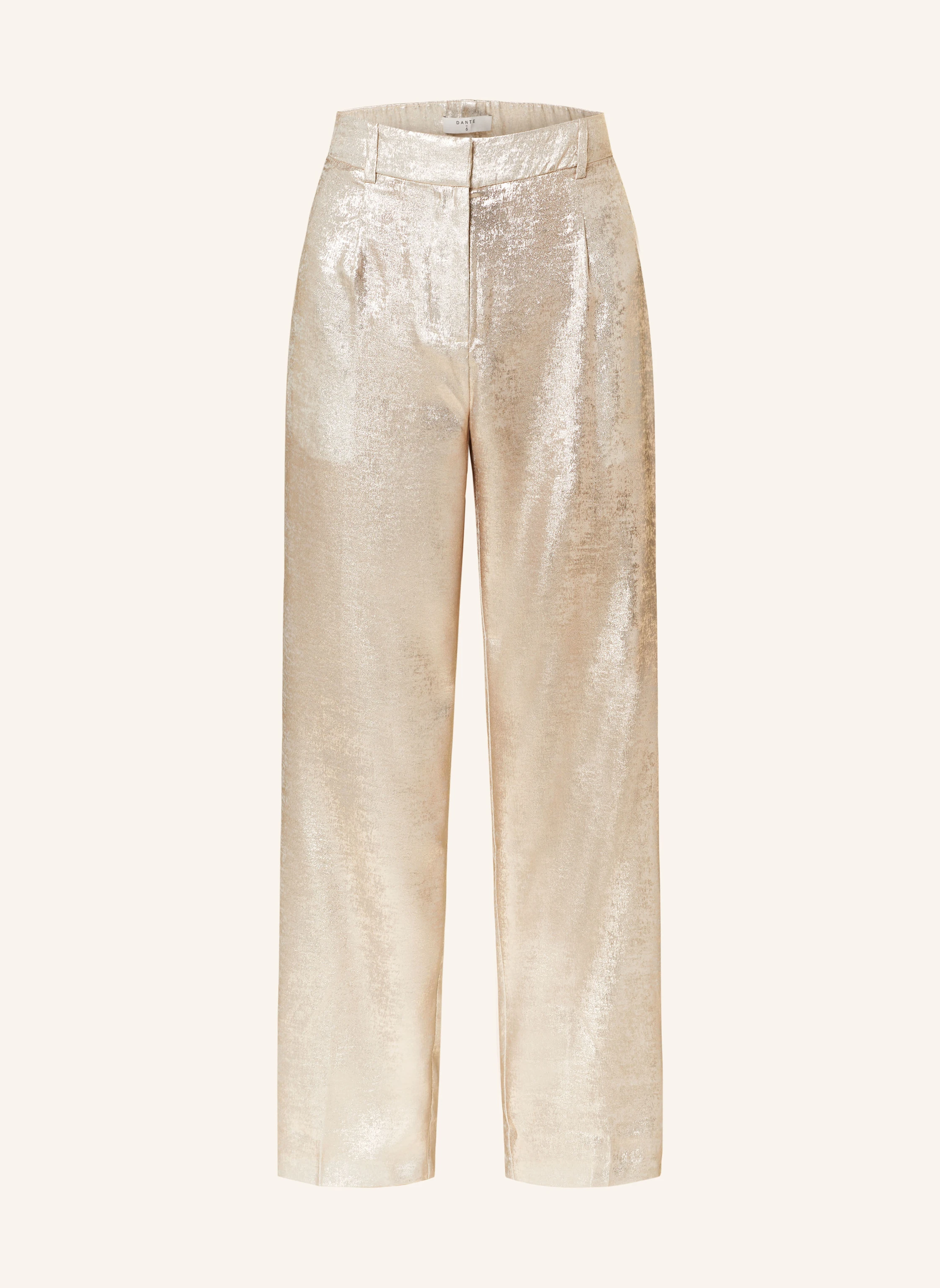 DANTE6 Marlenehose SHARM aus Jacquard mit Glitzergarn