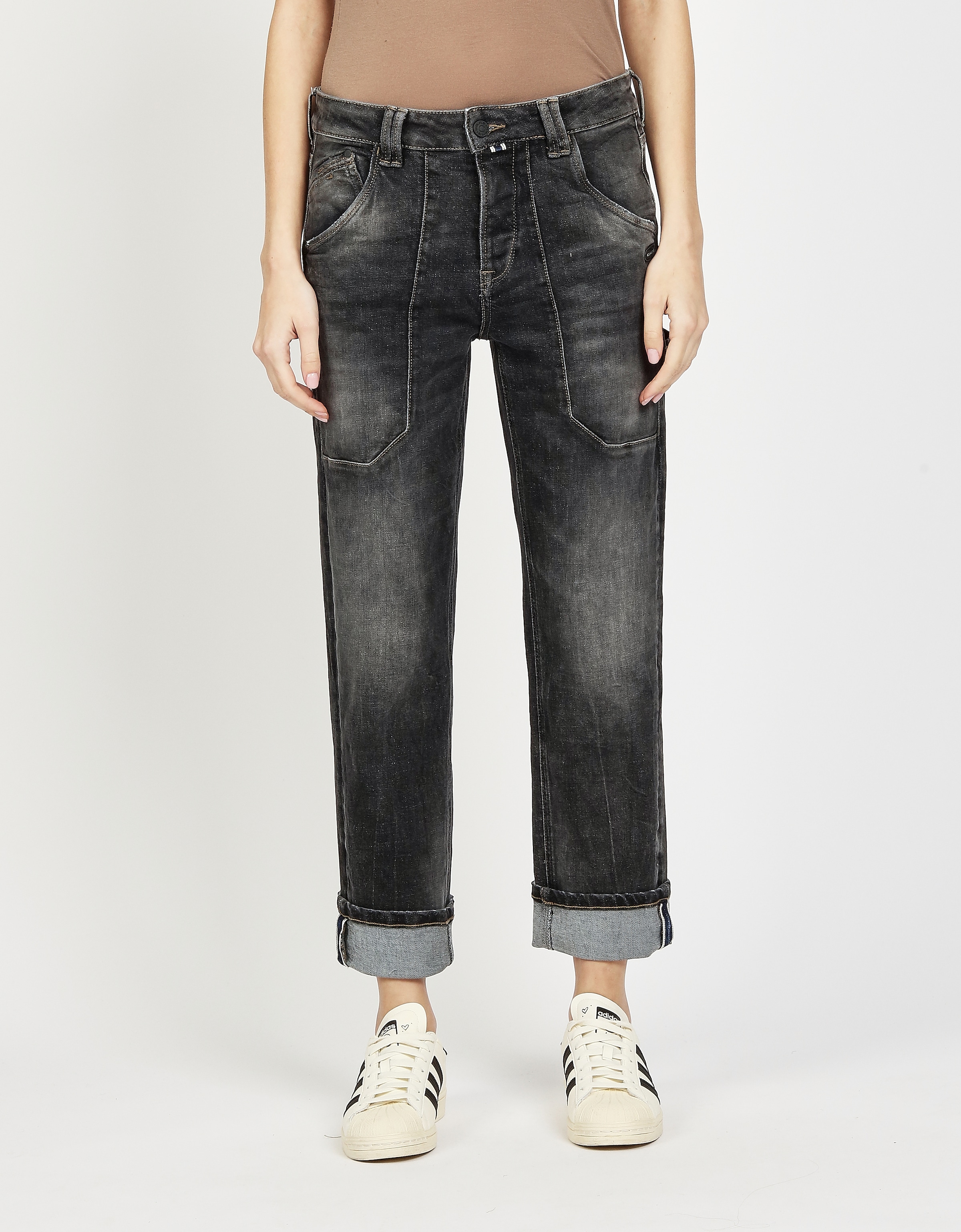 GANG Straight-Jeans »94THELMA WORKER«, mit aufgesetzten Taschen und typischen Workerdetails