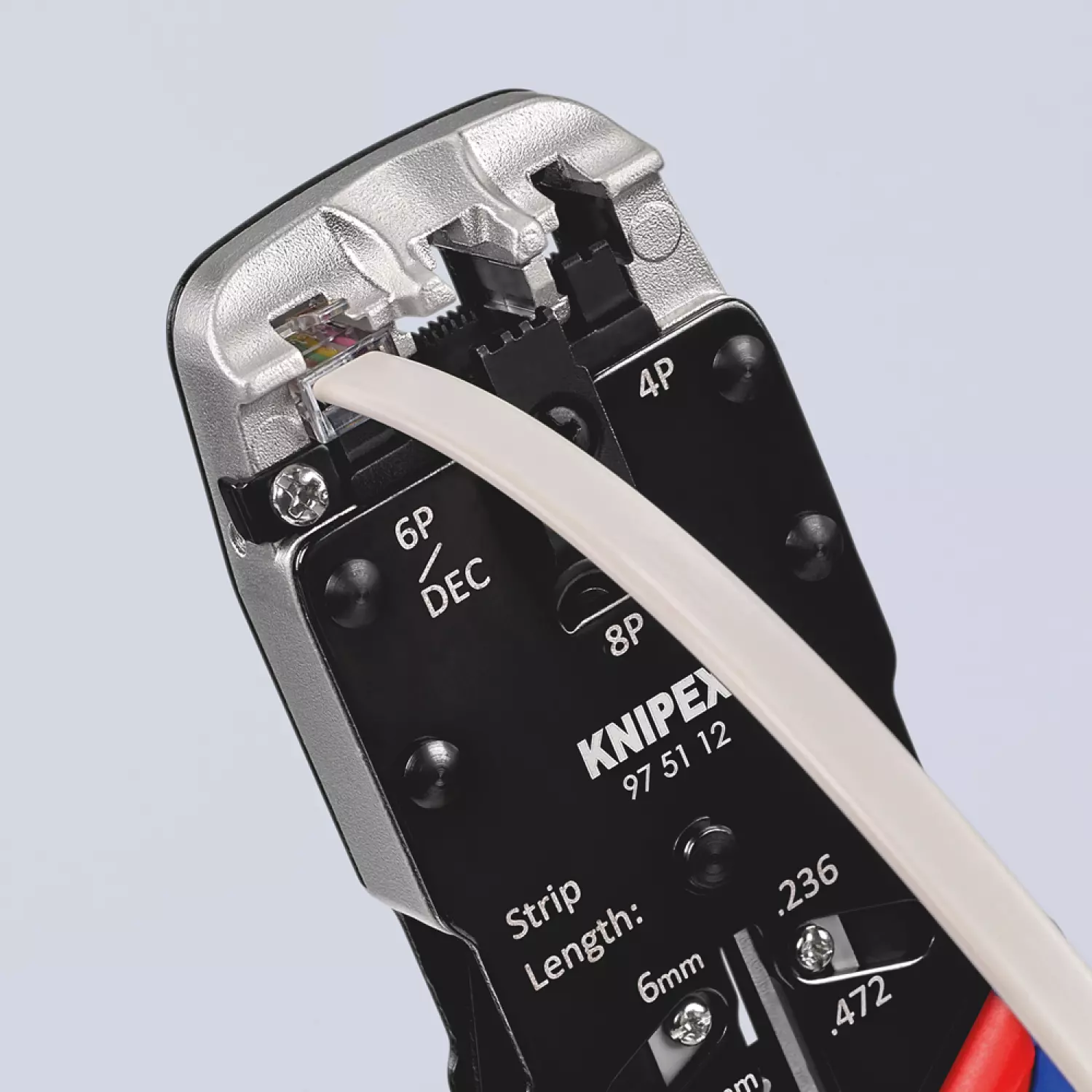 Knipex 975112 Krimptang voor Westernstekkers - 200mm
