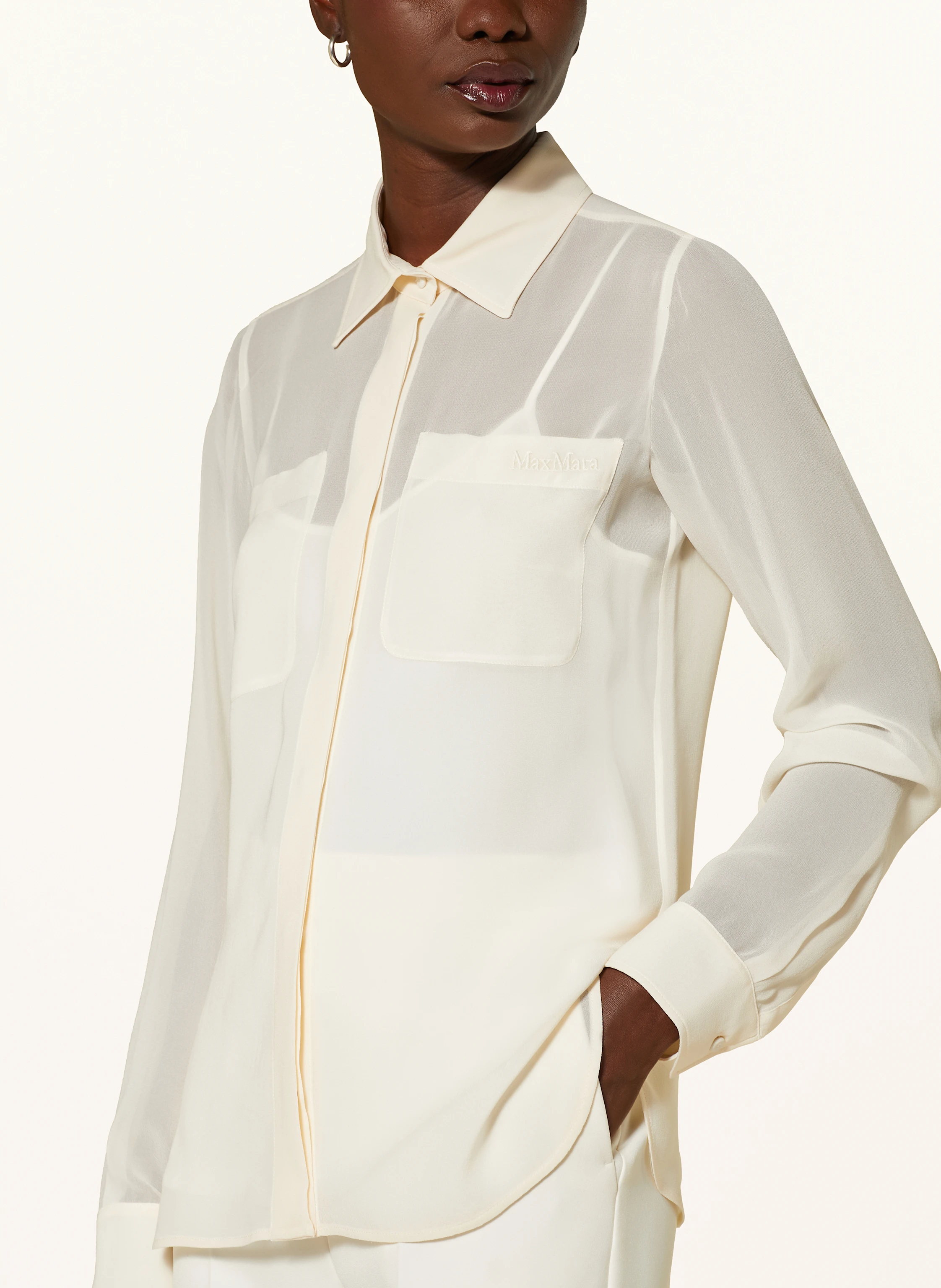 Max Mara Hemdbluse ERCOLE aus Seide
