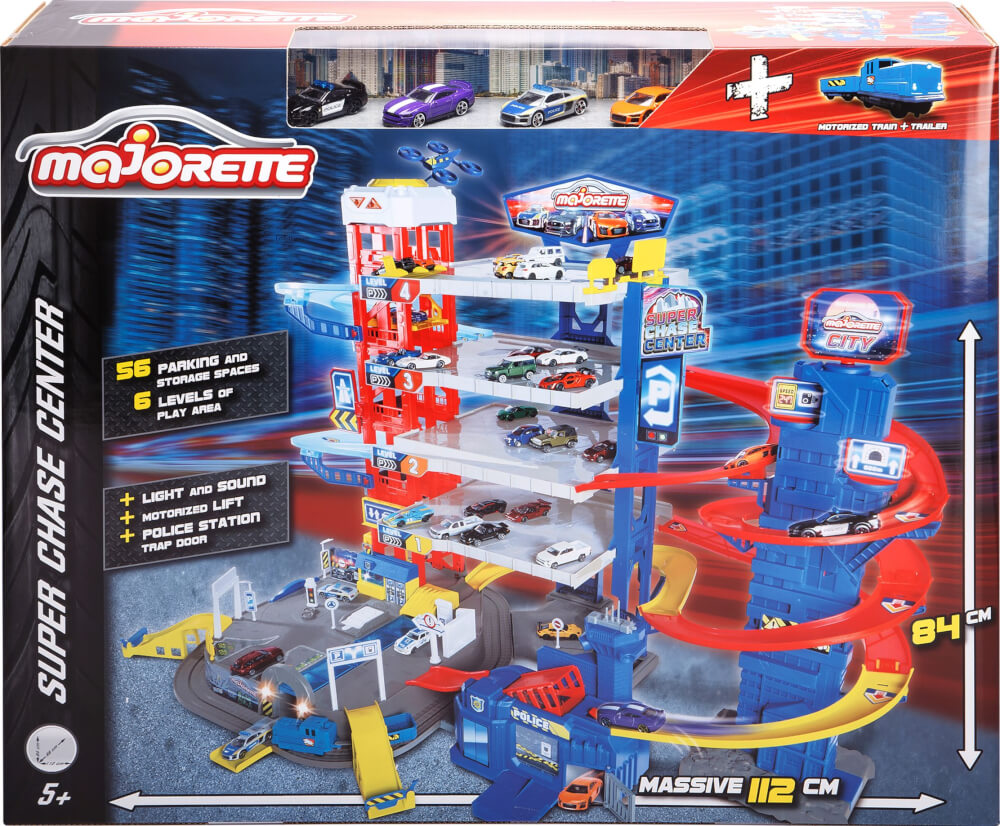 Majorette Super Chase Center 5 vehicles