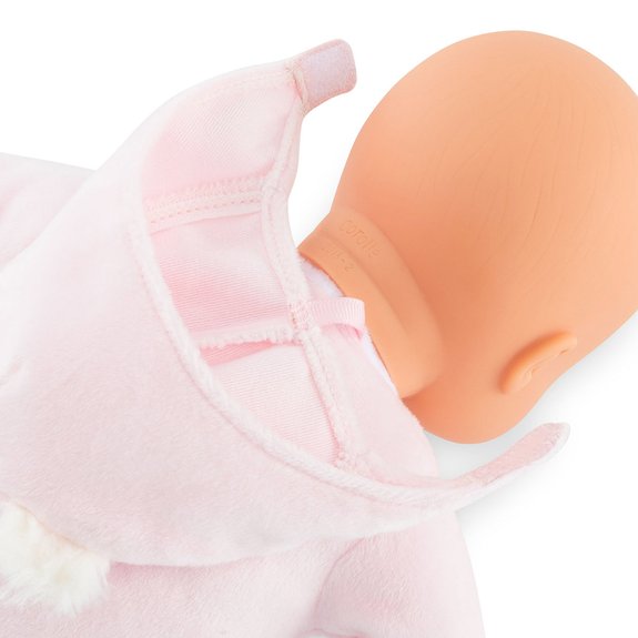 Mon doudou Pti'coeur ours rose