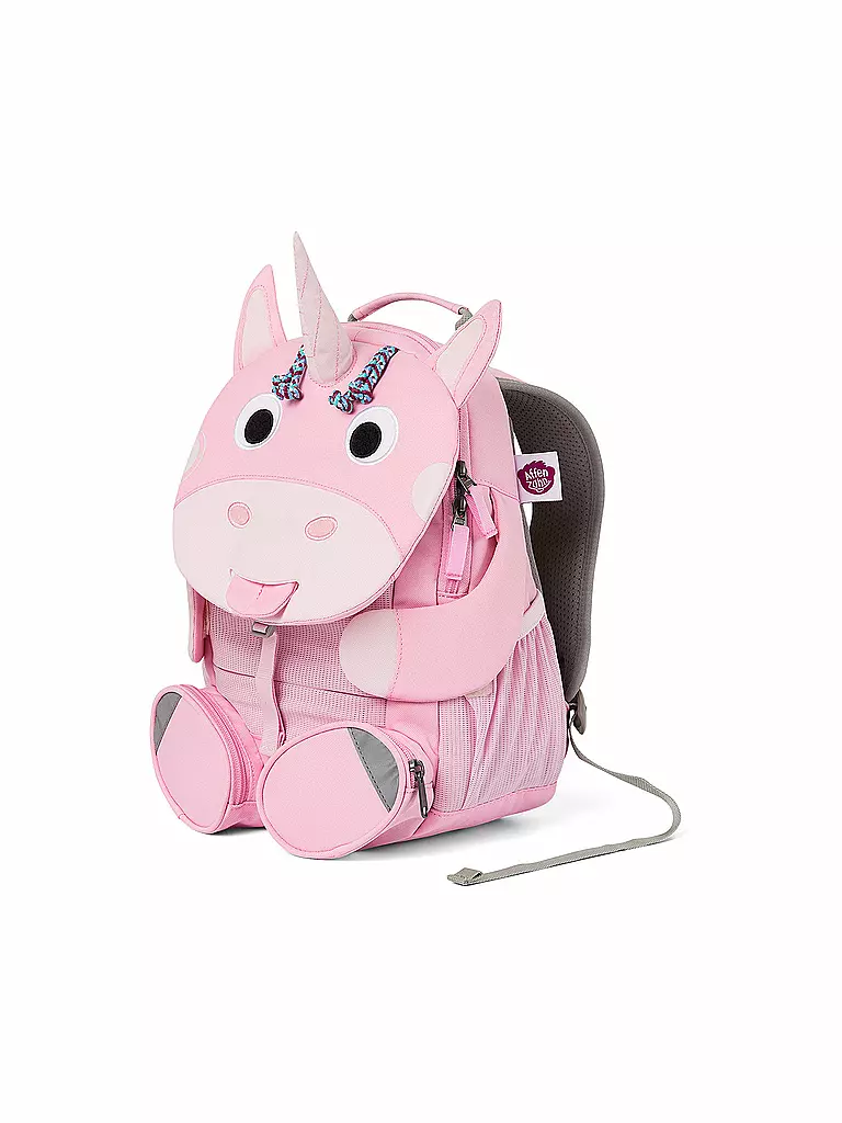 AFFENZAHN Kinder Rucksack Große Freunde - Einhorn rosa