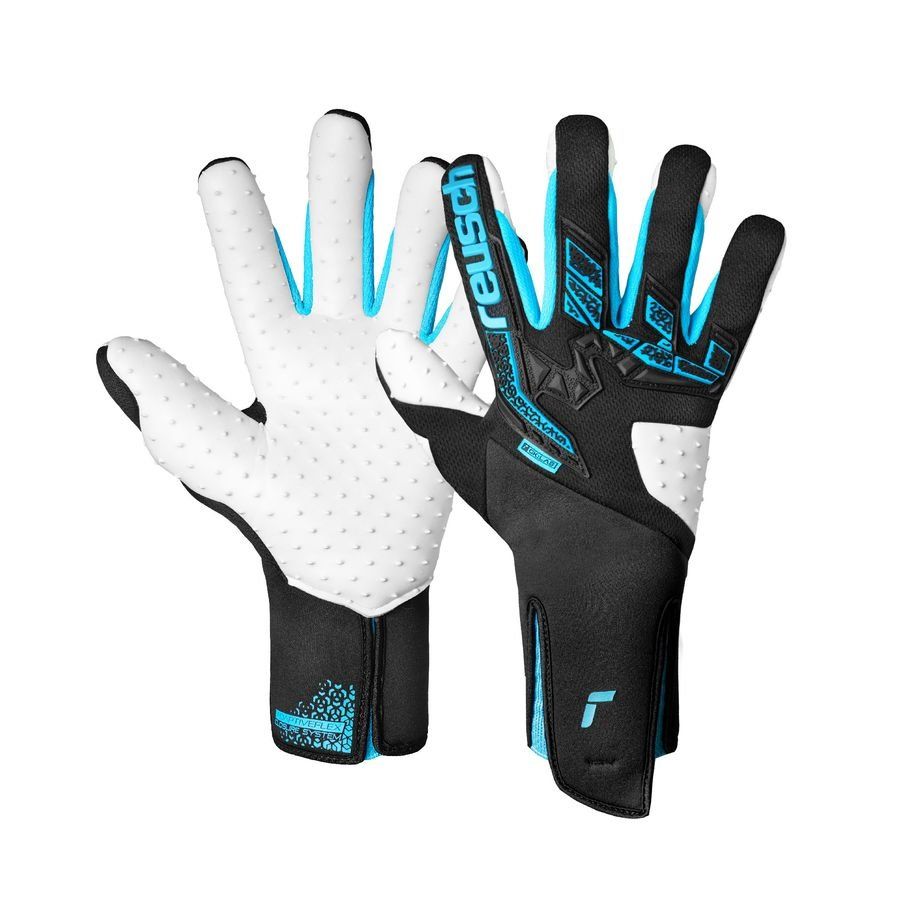 Reusch Gants de Gardien Attrakt FreeGel SpeedBump Strapless - Noir/Turquoise