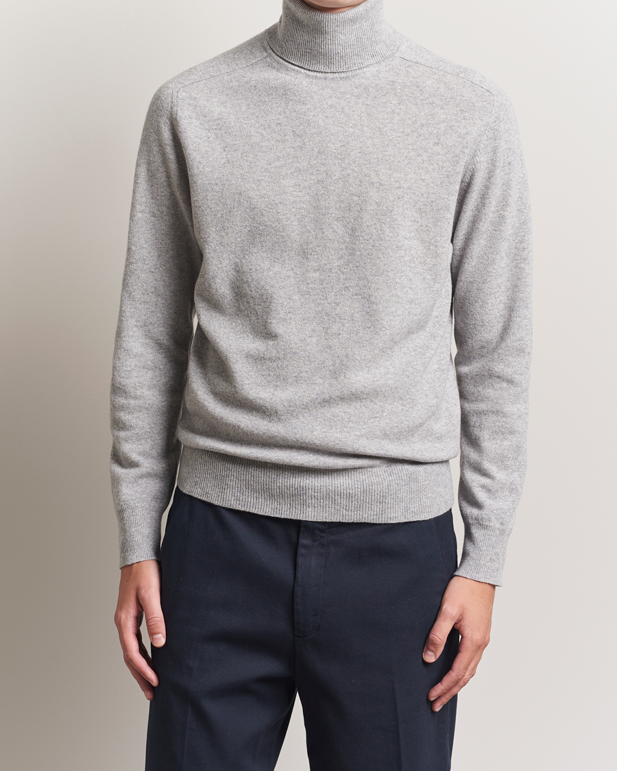 Altea Wool/Cashmere Rollneck Light Grey