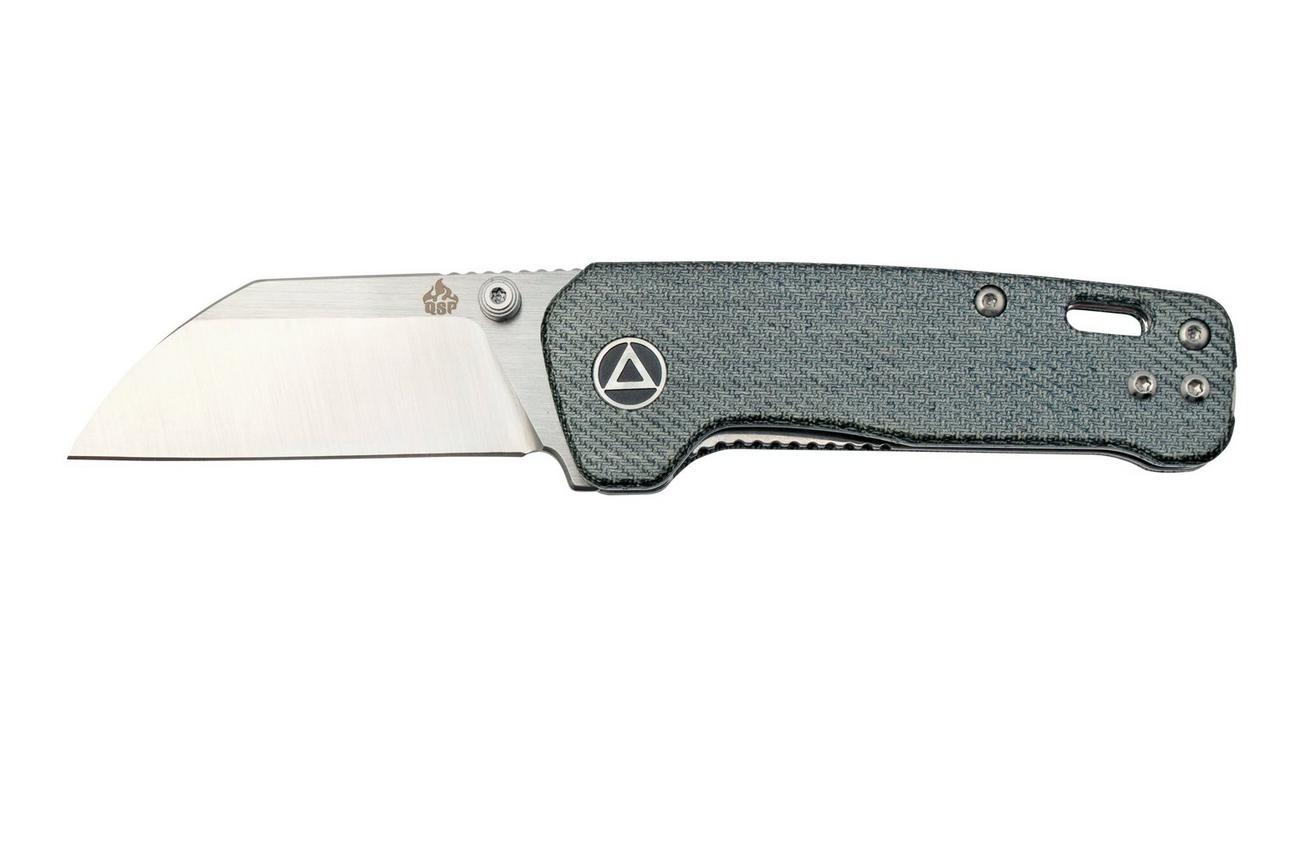 QSP Knife Penguin Mini QS130XS-B, Satin 14C28N, Denim Micarta zakmes