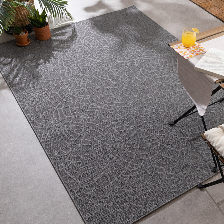 In- & Outdoorkleed - Dunes Mandala Antraciet