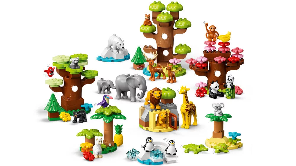 LEGO®DUPLO®MA VILLE 10975 - ANIMAUX SAUVAGES DU MONDE