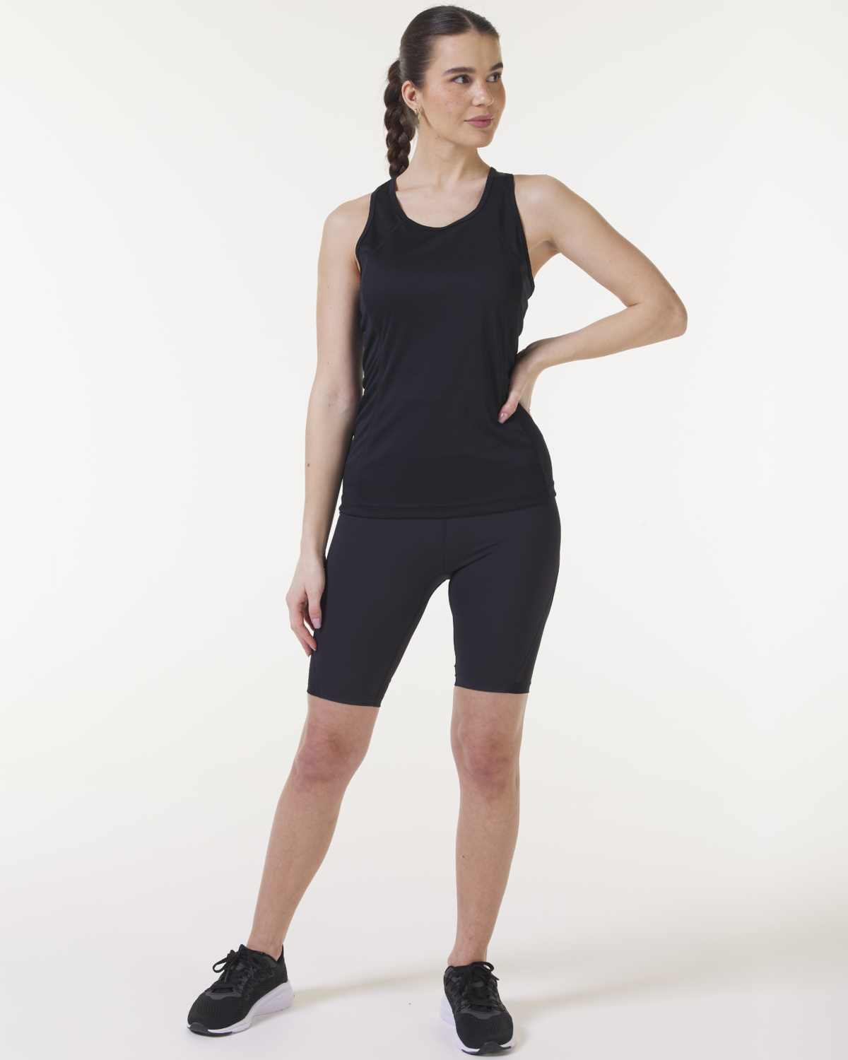 LEVITY Reform Mesh Biker Shorts Black