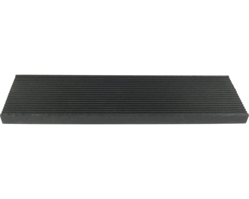Pertura Tallis buitentrap met leuning, 2 stootborden, 100 cm, antraciet