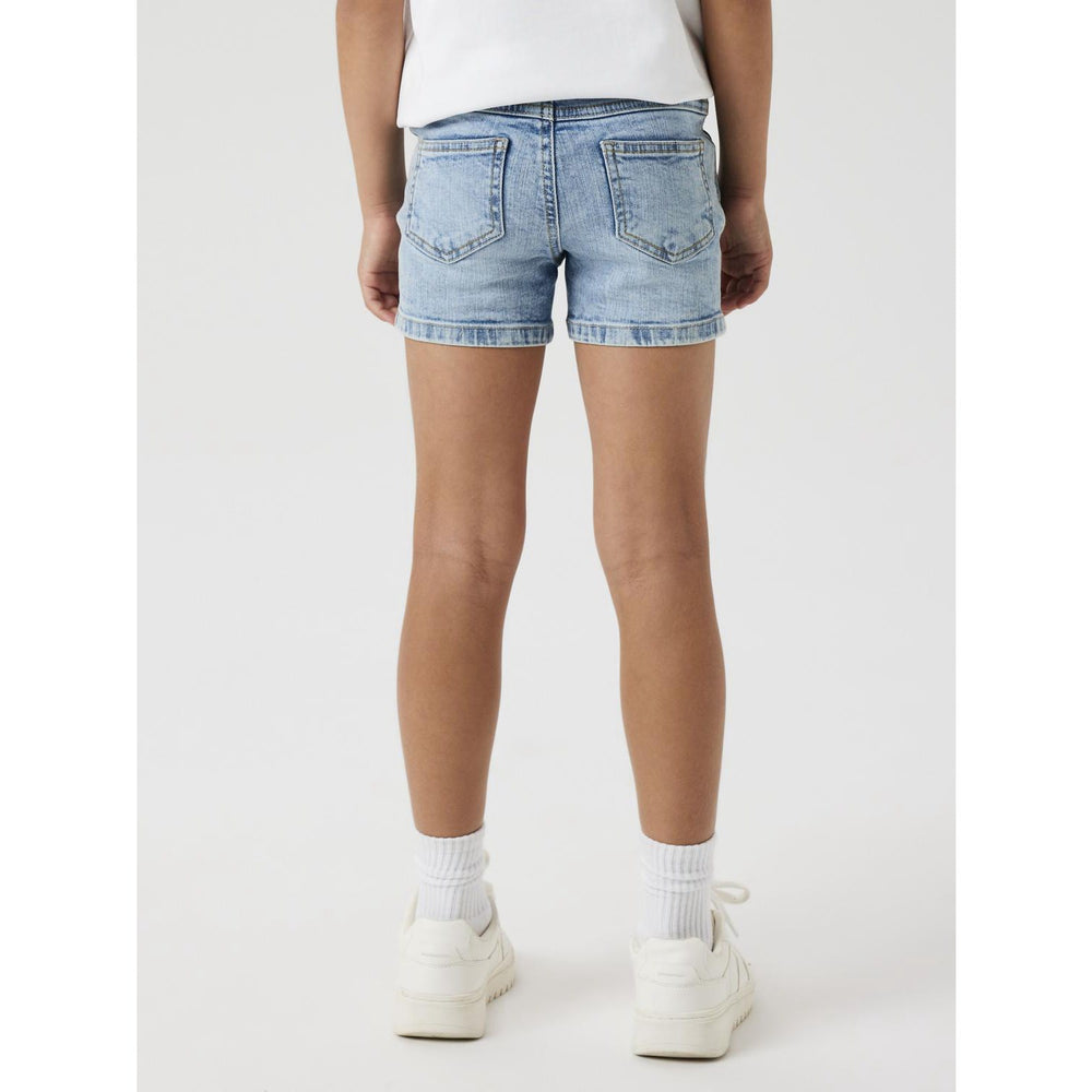 Køb Name It Light Blue Denim Salli Slim Denim Shorts Noos